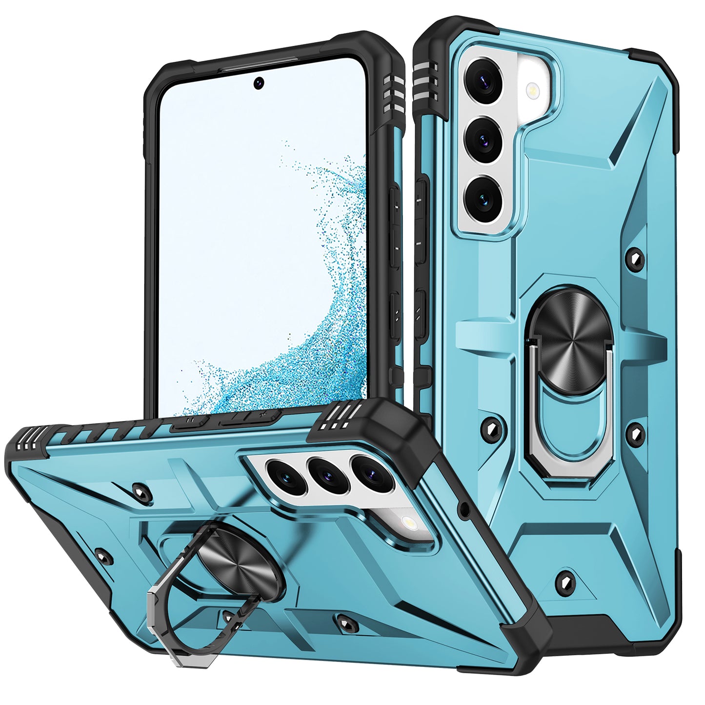 Boundary Galaxy S22 Case Ring Holder Kickstand