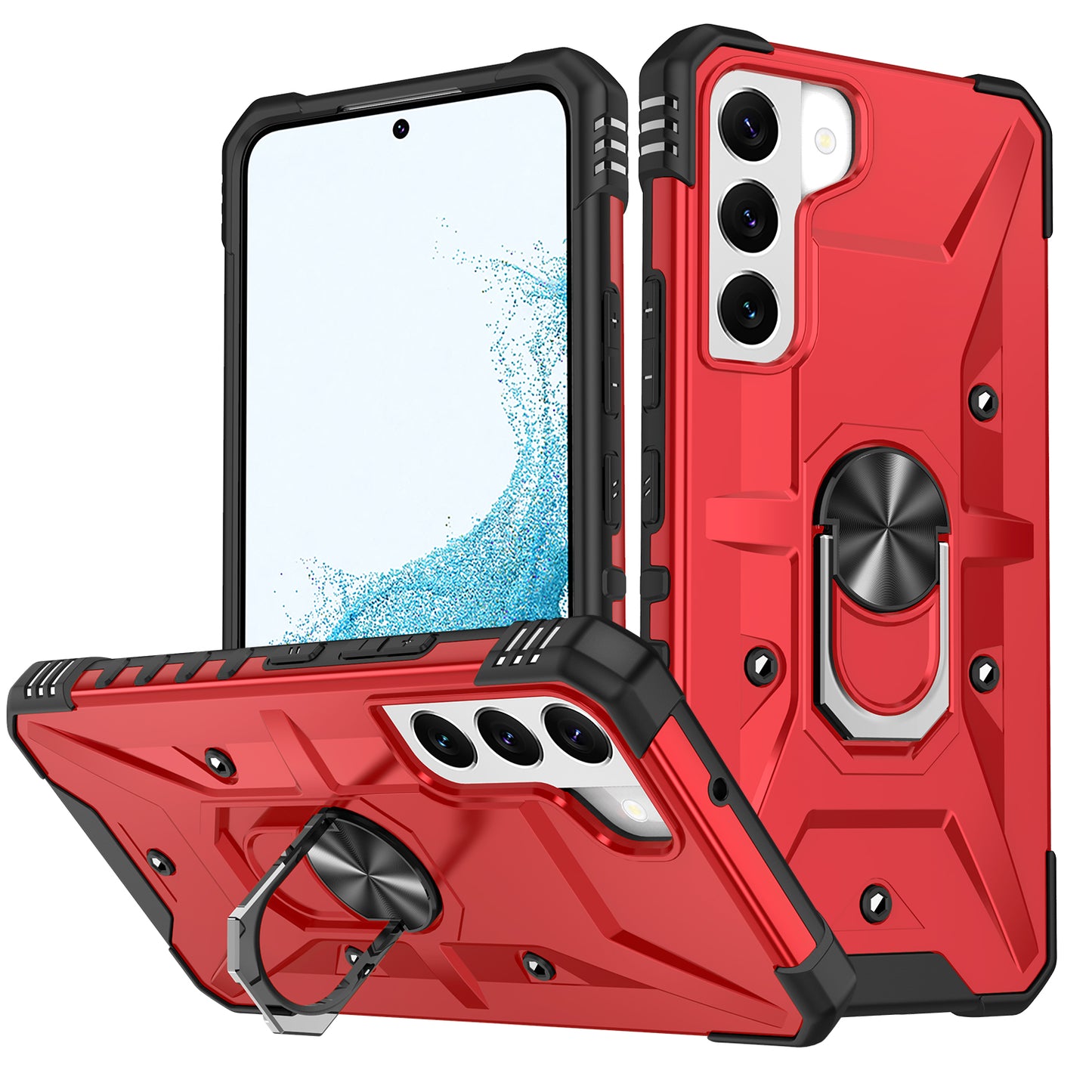 Boundary Galaxy S22 Case Ring Holder Kickstand