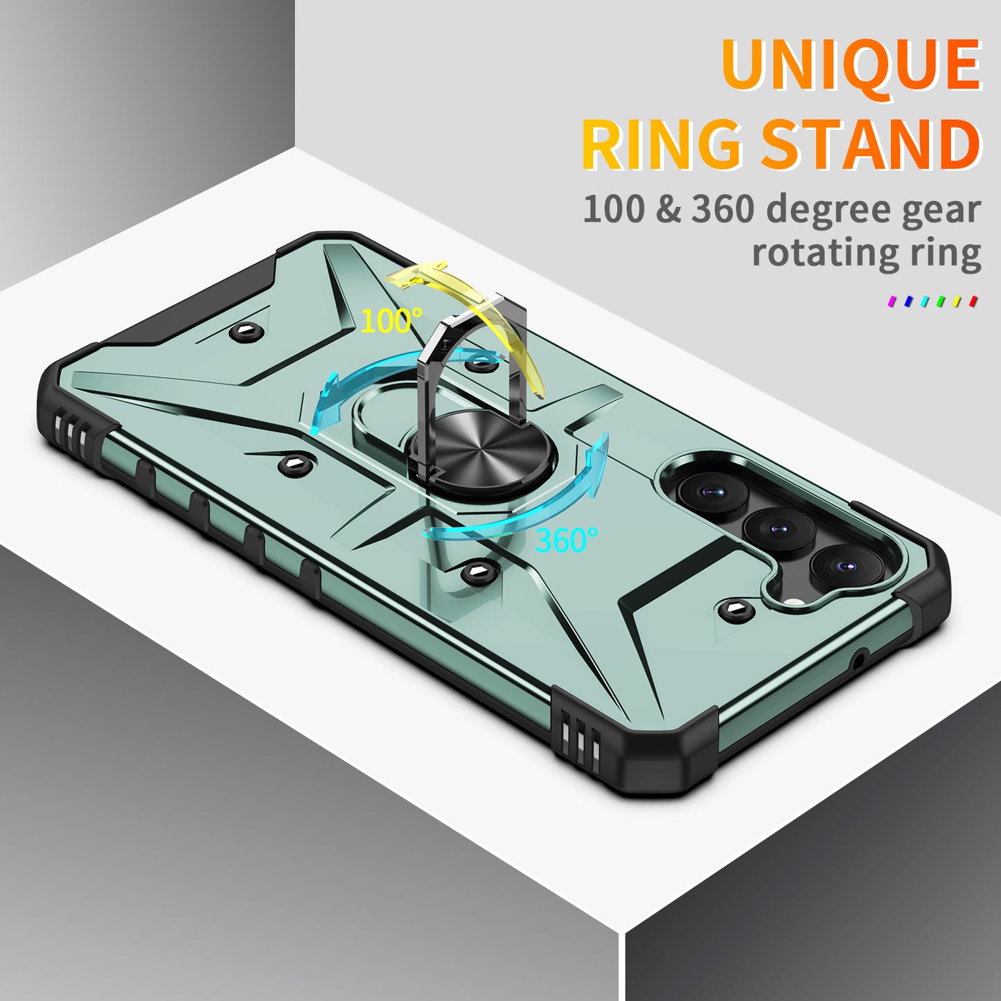 Boundary Galaxy S23 FE Case Ring Holder Kickstand