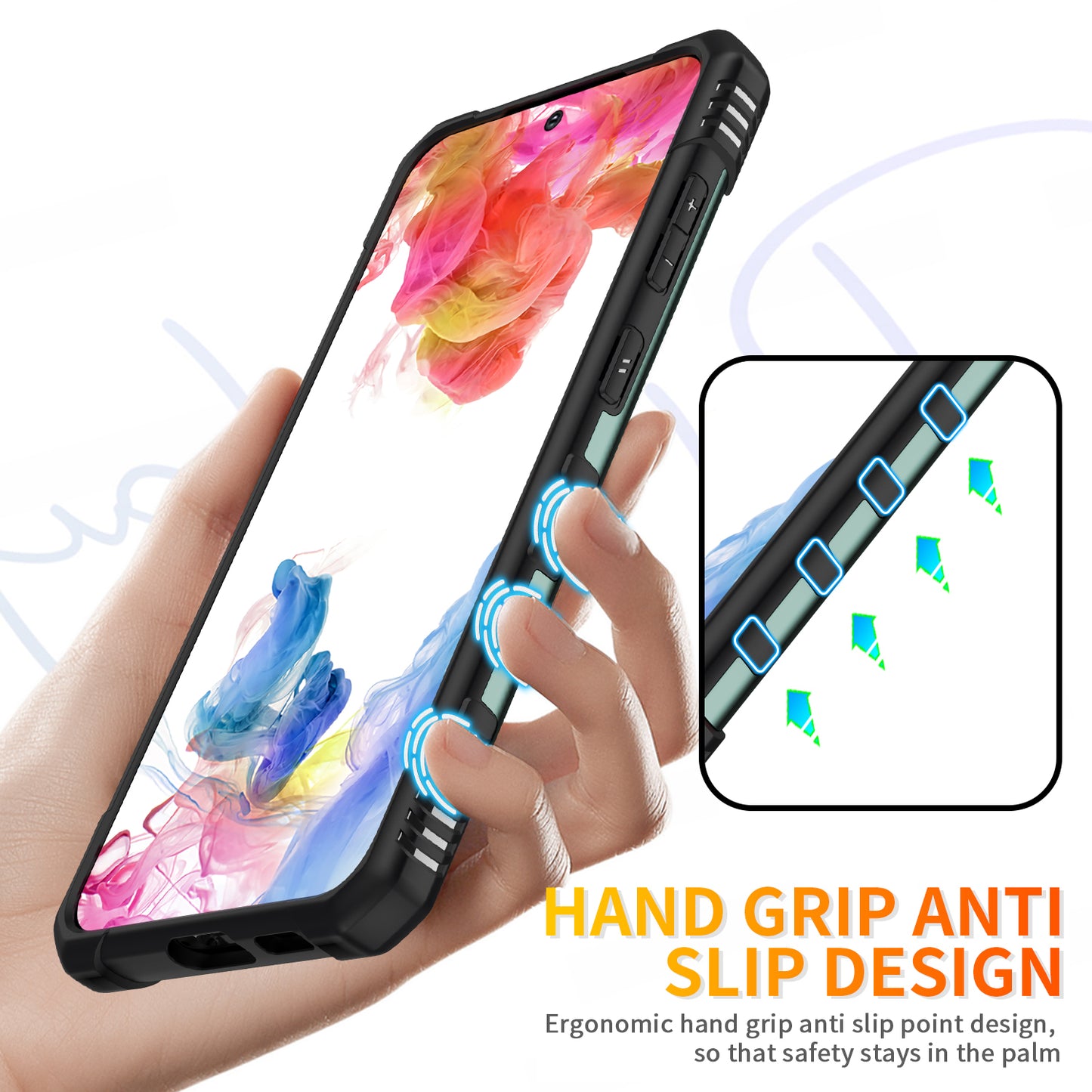 Boundary Galaxy S23 FE Case Ring Holder Kickstand