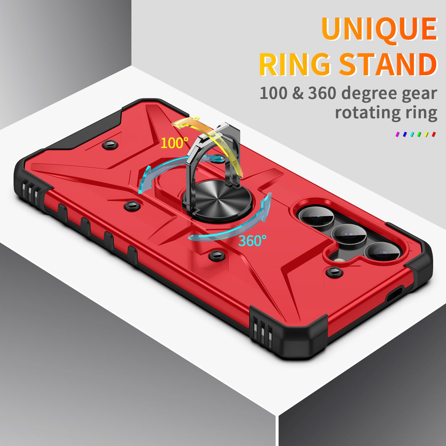 Boundary Galaxy S24 Case Ring Holder Kickstand