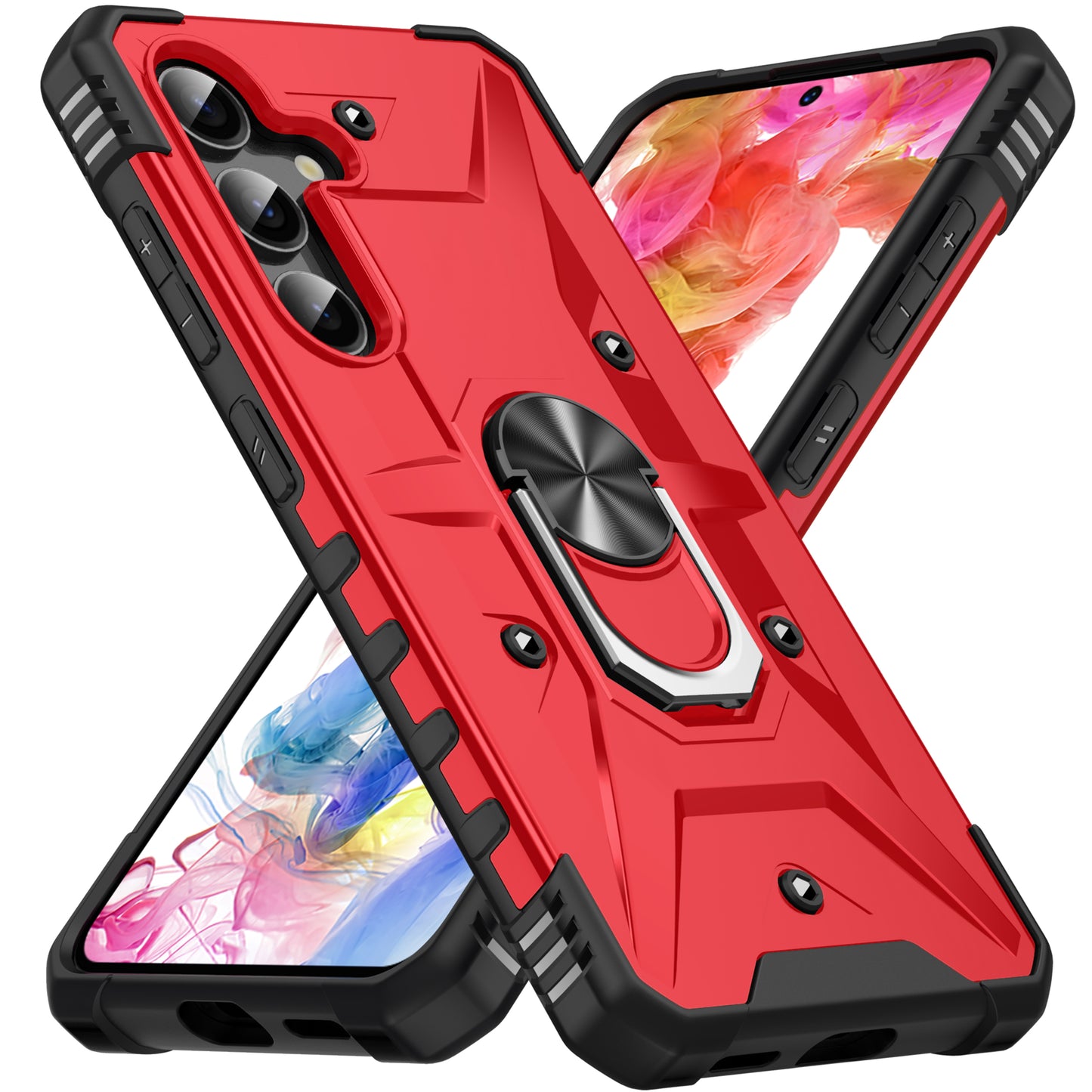 Boundary Galaxy S24 Case Ring Holder Kickstand