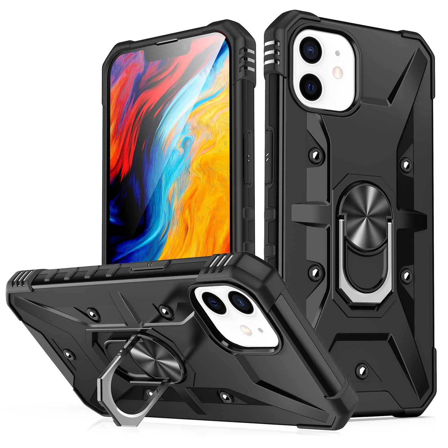 Boundary iPhone 11 Case Ring Holder Kickstand