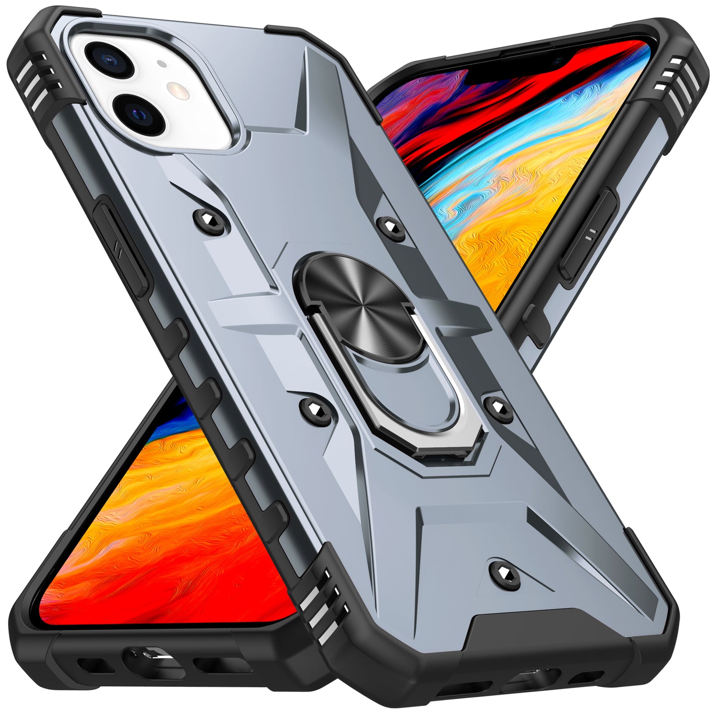 Boundary iPhone 11 Case Ring Holder Kickstand