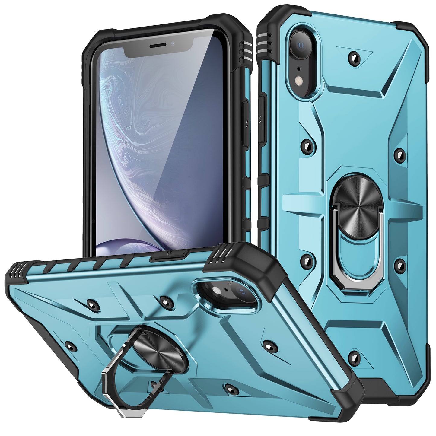 Boundary iPhone XR Case Ring Holder Kickstand