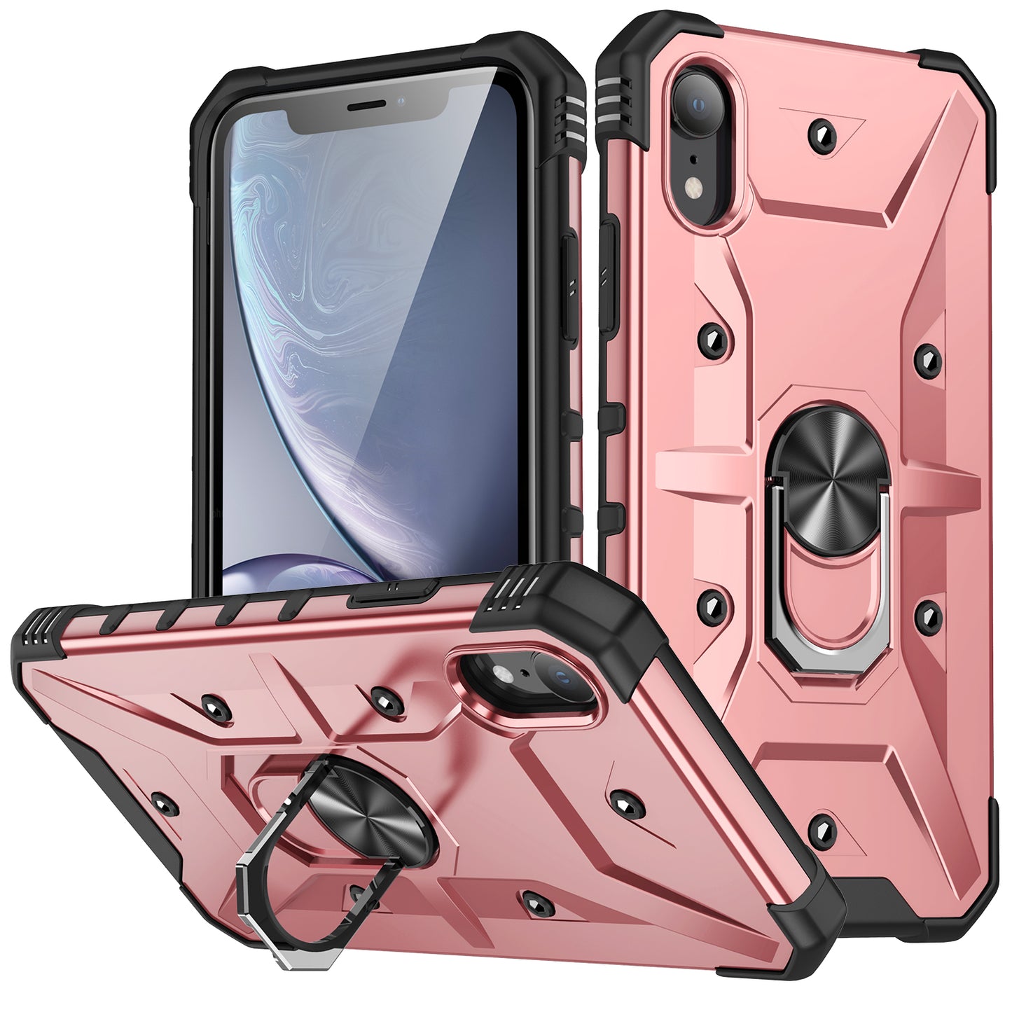 Boundary iPhone XR Case Ring Holder Kickstand