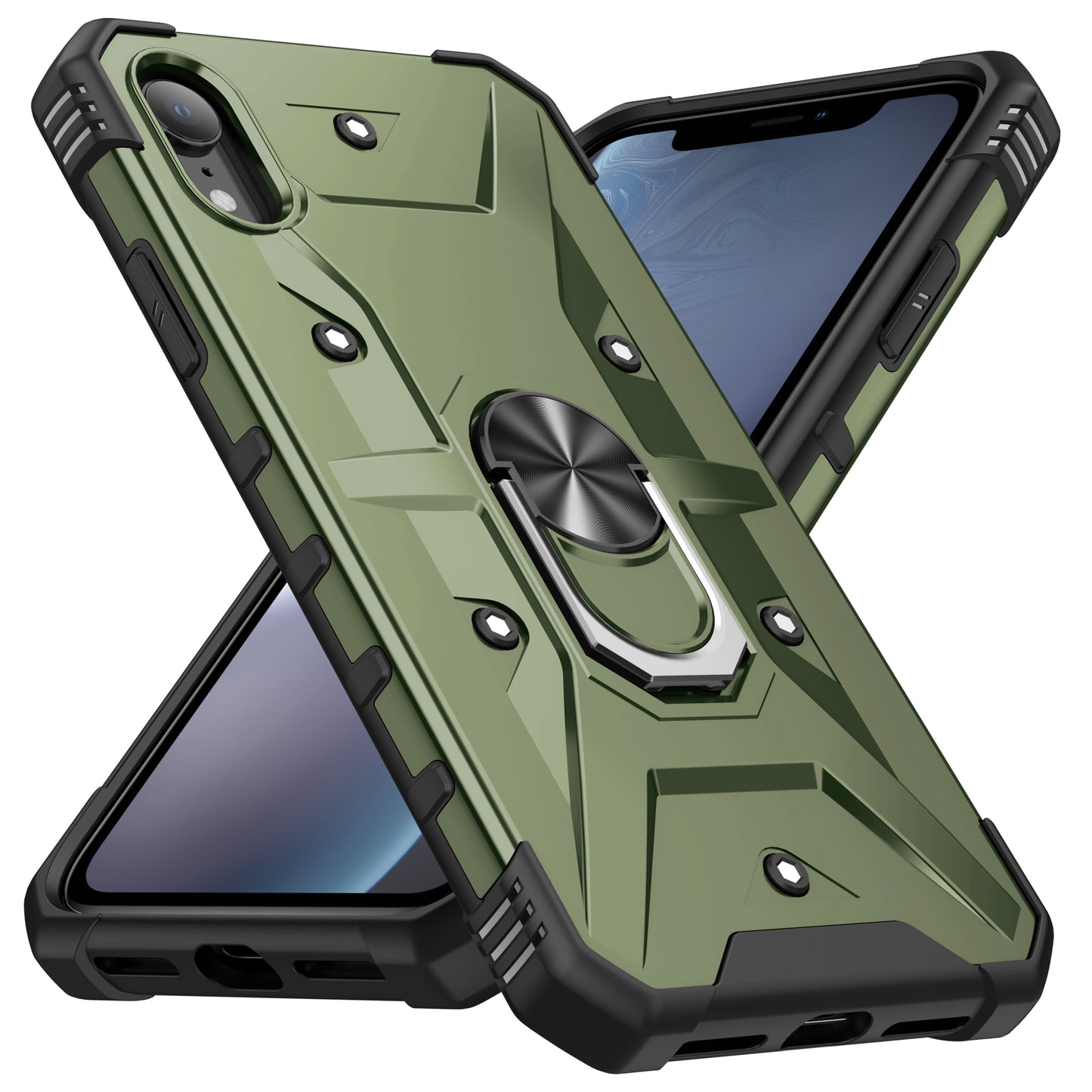 Boundary iPhone XR Case Ring Holder Kickstand