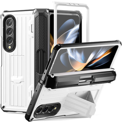 Trolley Box Samsung Galaxy Z Fold4 Case Rugged Built In Pen Holder