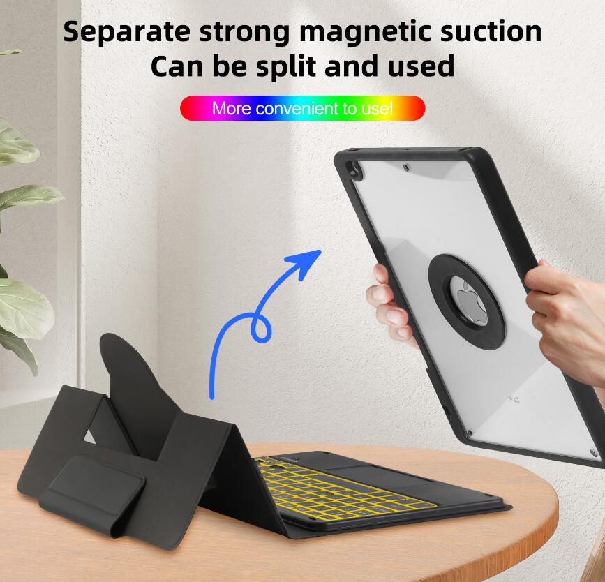 Magnetic Suction Split Touchpad Keyboard iPad Air 4 Case