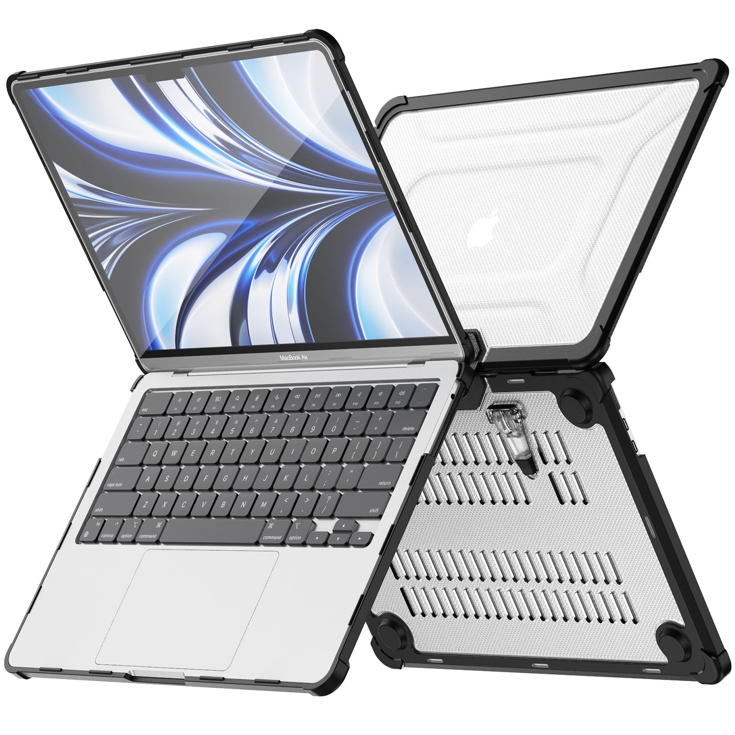 Starsky MacBook Air 13.6 A3113 Case Foldable Kickstand