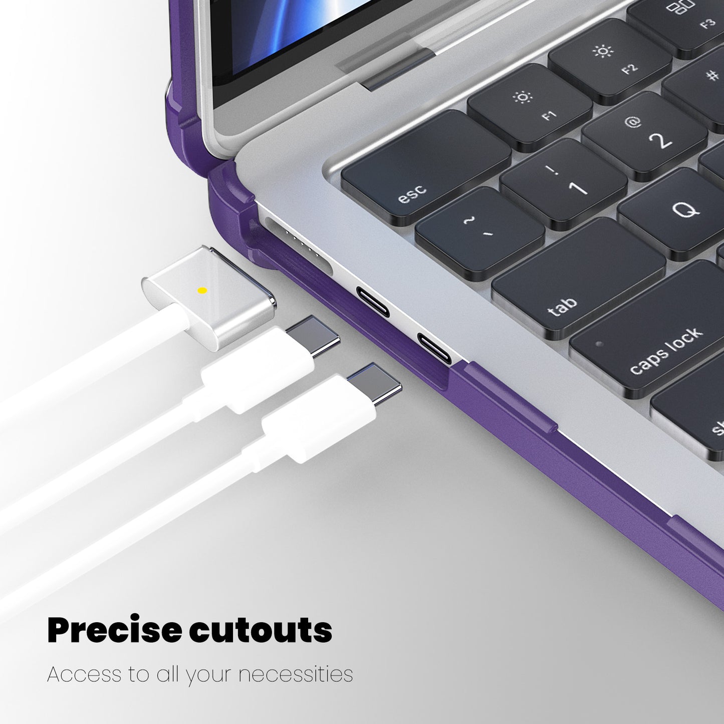 Starsky MacBook Air 13.6 A3113 Case Foldable Kickstand