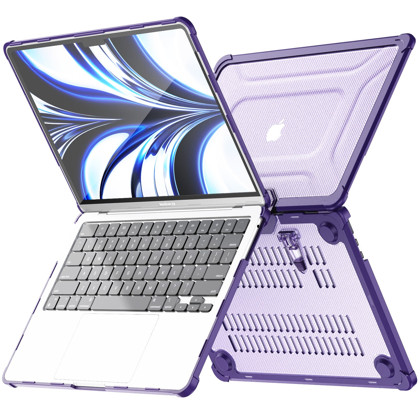 Starsky MacBook Air 13.6 A3113 Case Foldable Kickstand