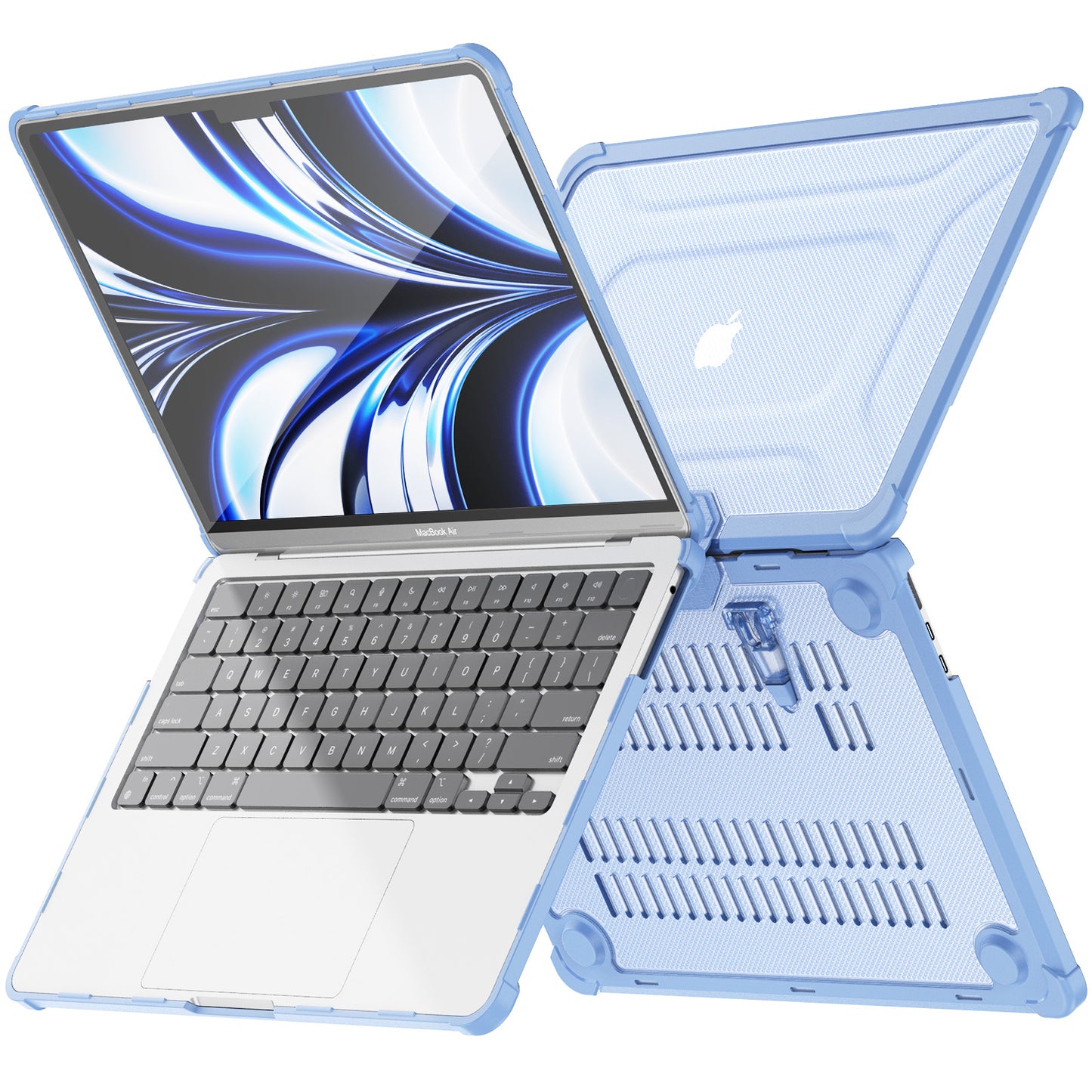 Starsky MacBook Air 13.6 A3113 Case Foldable Kickstand