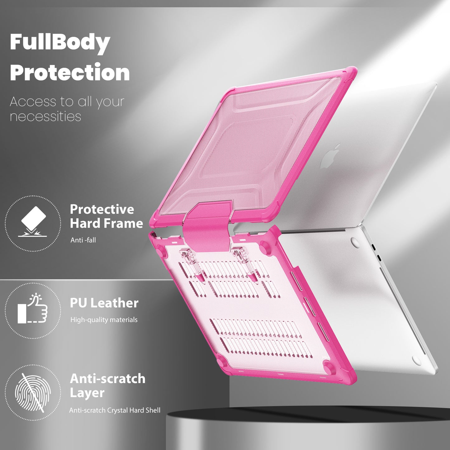 Starsky MacBook Pro 13.3 A2159 Case Foldable Kickstand