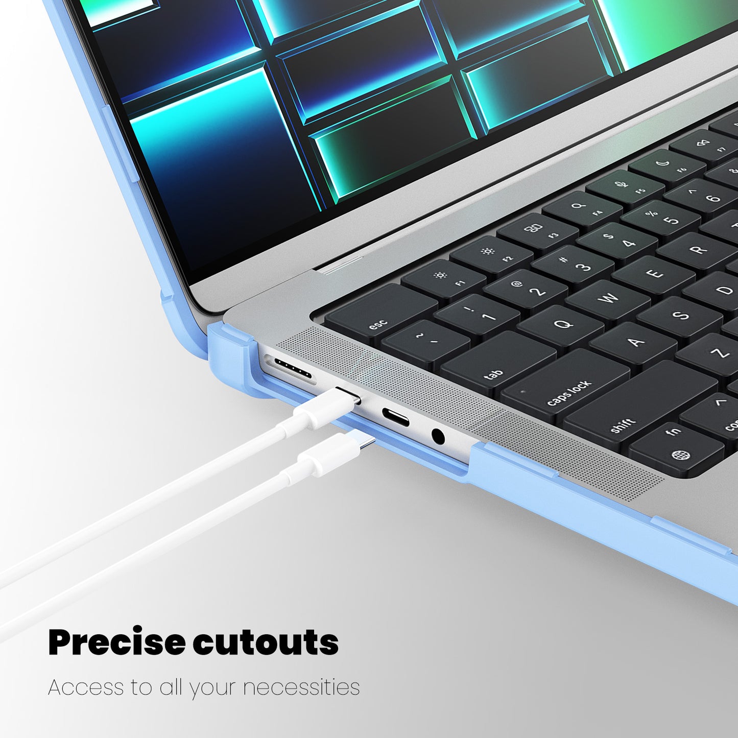 Starsky MacBook Pro 14.2 A2992 Case Foldable Kickstand