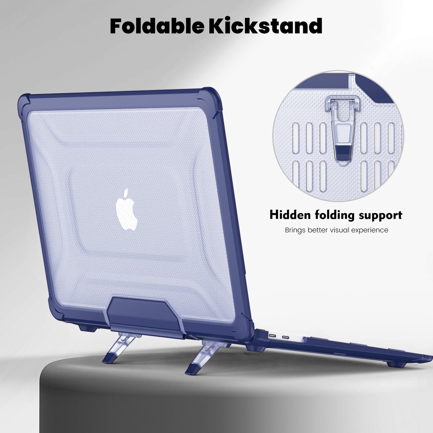 Starsky MacBook Air 13.3 A1932 Case Foldable Kickstand