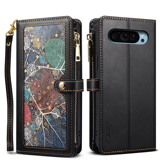 Multi-function 8 Card Slots Astral Google Pixel 9 Case with Hand Strap