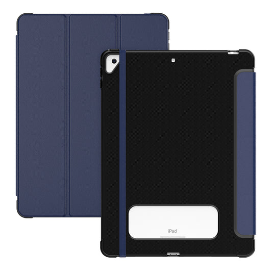 Dormancy Carbon Fiber Leather Apple iPad 9 Case Folio