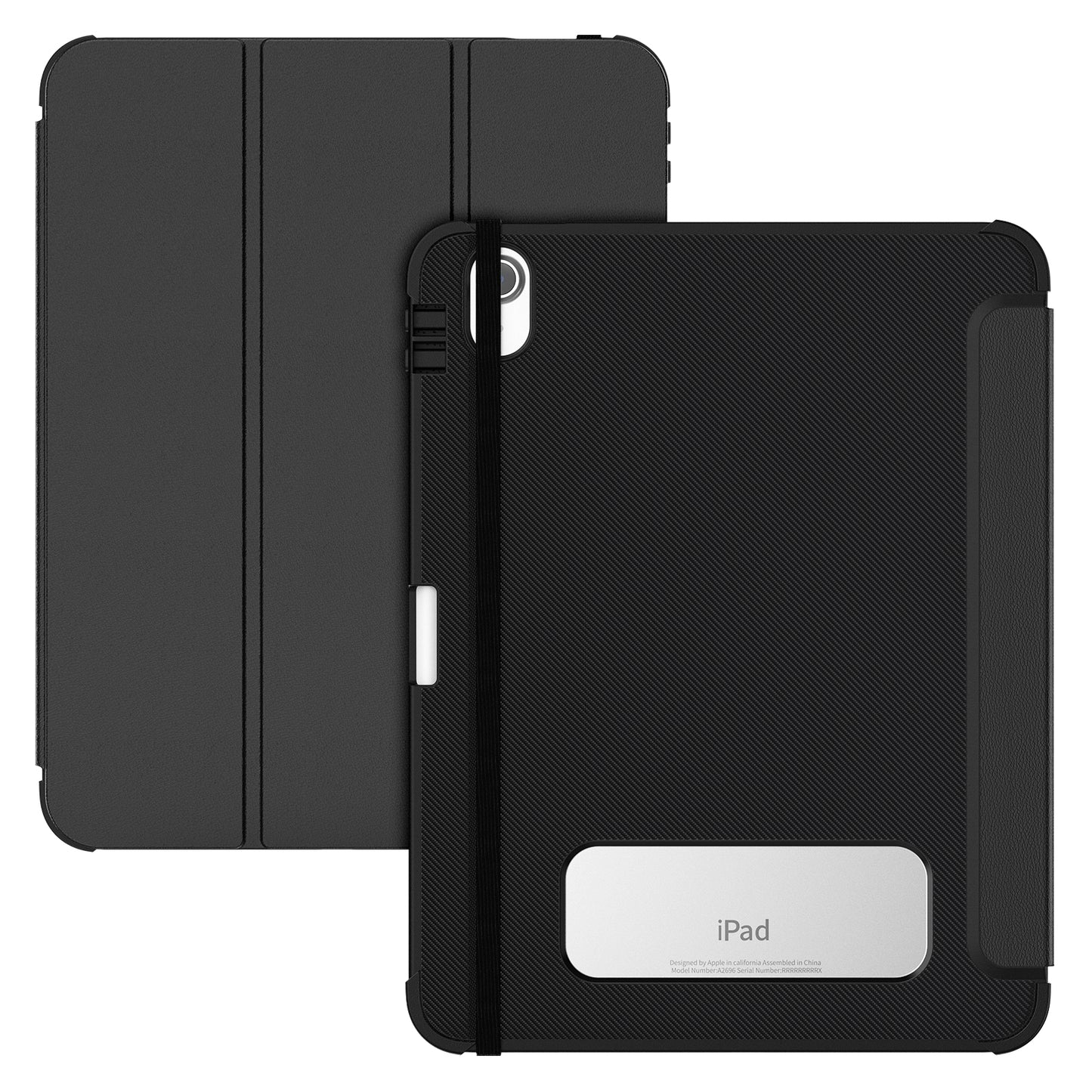 Dormancy Carbon Fiber Leather Stand iPad 10 Case