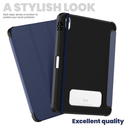 Dormancy Carbon Fiber Leather Stand iPad 10 Case