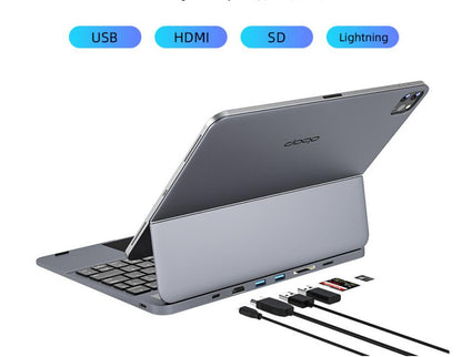 Docking Station Hub Backlit Touchpad Keyboard iPad Pro 12.9 (2018) Case