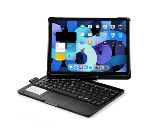 Rotating Clamshell Touchpad Backlit Keyboard Apple iPad Air 4 Case