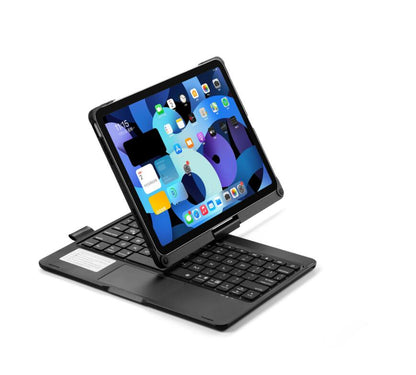 Rotating Clamshell Touchpad Backlit Keyboard Apple iPad Air 4 Case