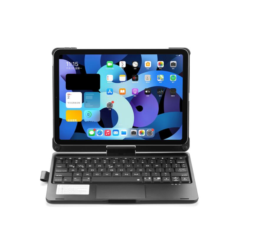 Rotating Clamshell Touchpad Backlit Keyboard iPad Pro 11 (2018) Case