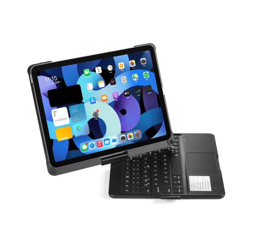 Rotating Clamshell Touchpad Backlit Keyboard Apple iPad Air 4 Case