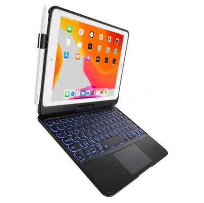 Rotating Stand Backlit Touchpad Keyboard Apple iPad 9 Case Clamshell