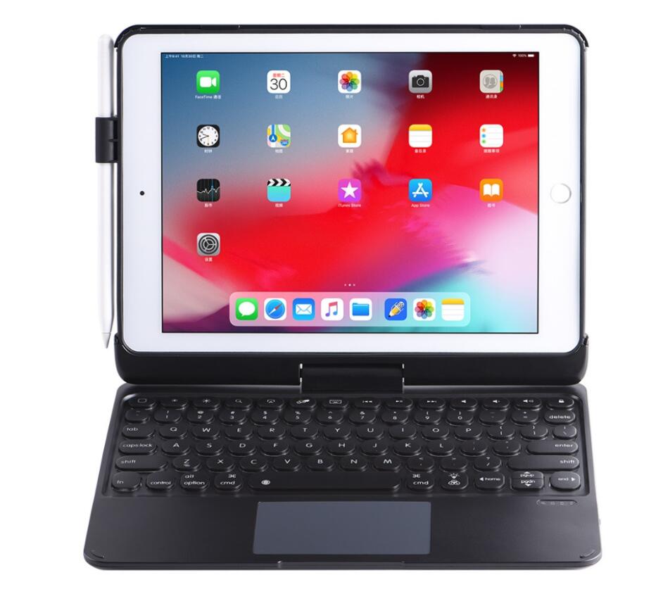 Rotating Stand Backlit Touchpad Keyboard Apple iPad Air 3 Case