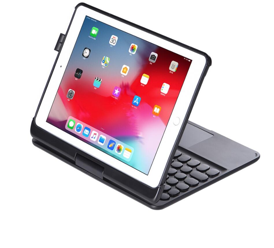 Rotating Stand Backlit Touchpad Keyboard Apple iPad 9 Case Clamshell