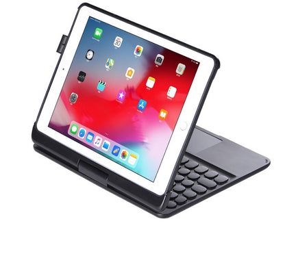 Rotating Stand Backlit Touchpad Keyboard Apple iPad 7 Case Clamshell