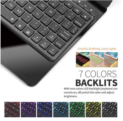 Rotating Clamshell Backlit Keyboard Apple iPad 5 Case