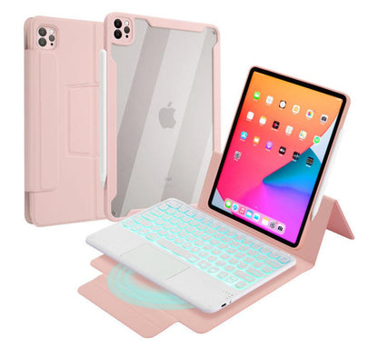 Acrylic Clear Backlit Touchpad Keyboard Apple iPad Pro 11 (2018) Case