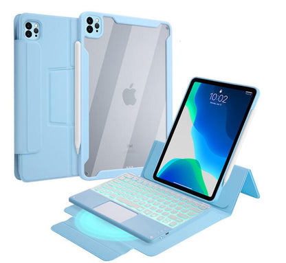 Acrylic Clear Backlit Touchpad Keyboard Apple iPad Pro 11 (2018) Case