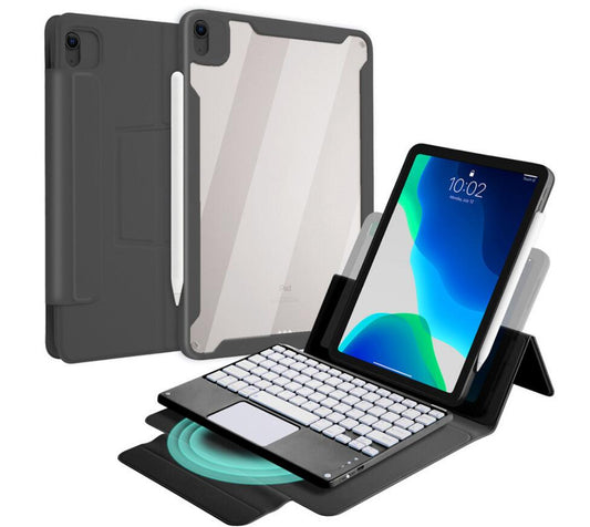 Acrylic Clear Backlit Touchpad Keyboard Apple iPad Air 5 Case