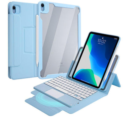 Acrylic Clear Backlit Touchpad Keyboard Apple iPad Air 5 Case