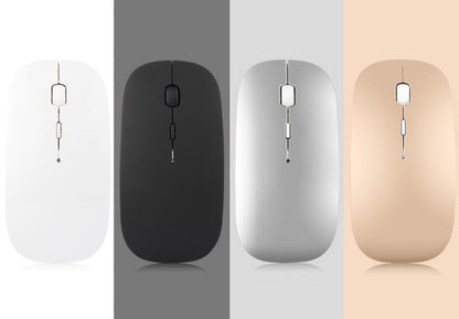 Mute Matte Universal Portable Wireless Bluetooth Mouse Rechargeable