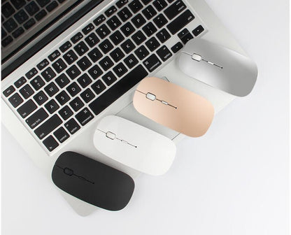 Mute Matte Universal Portable Wireless Bluetooth Mouse Rechargeable