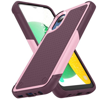 Elegance Mesh Galaxy A03s Core Case Combo 2 In 1