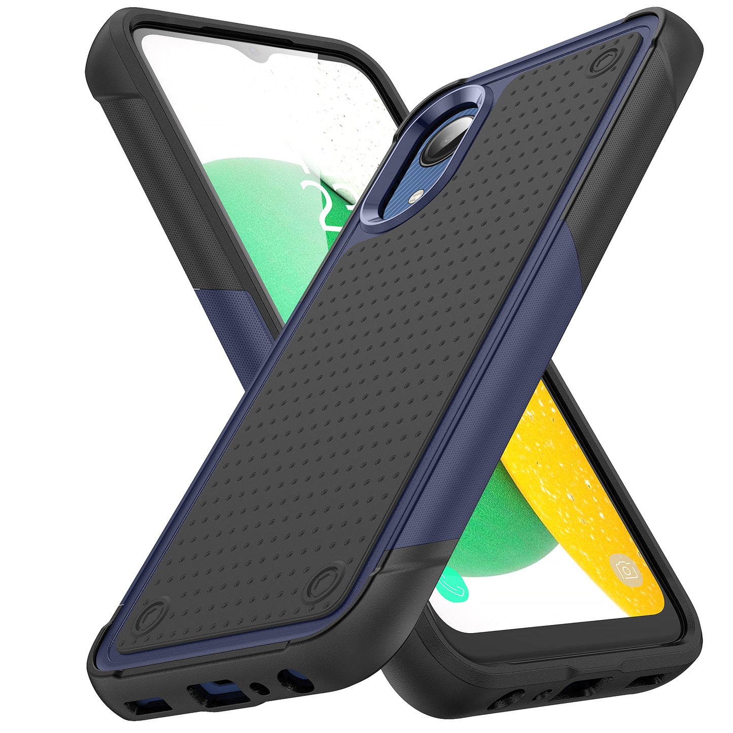 Elegance Mesh Galaxy A03s Core Case Combo 2 In 1