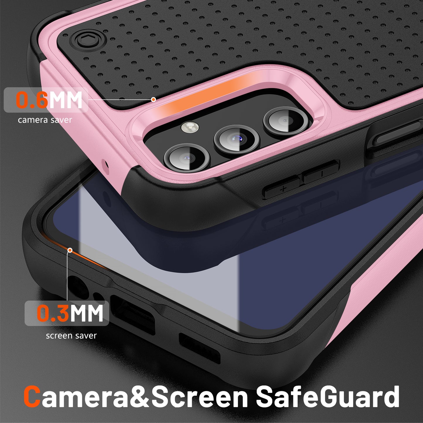 Elegance Mesh Galaxy A14 Case Combo 2 In 1