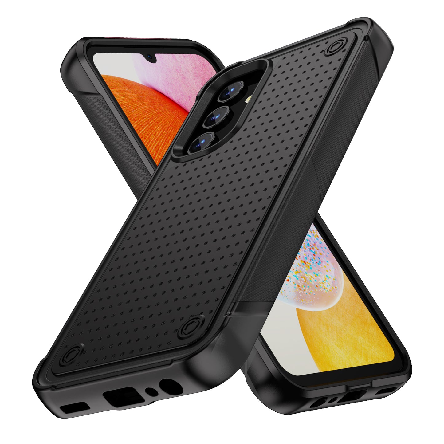 Elegance Mesh Galaxy A15 Case Combo 2 In 1