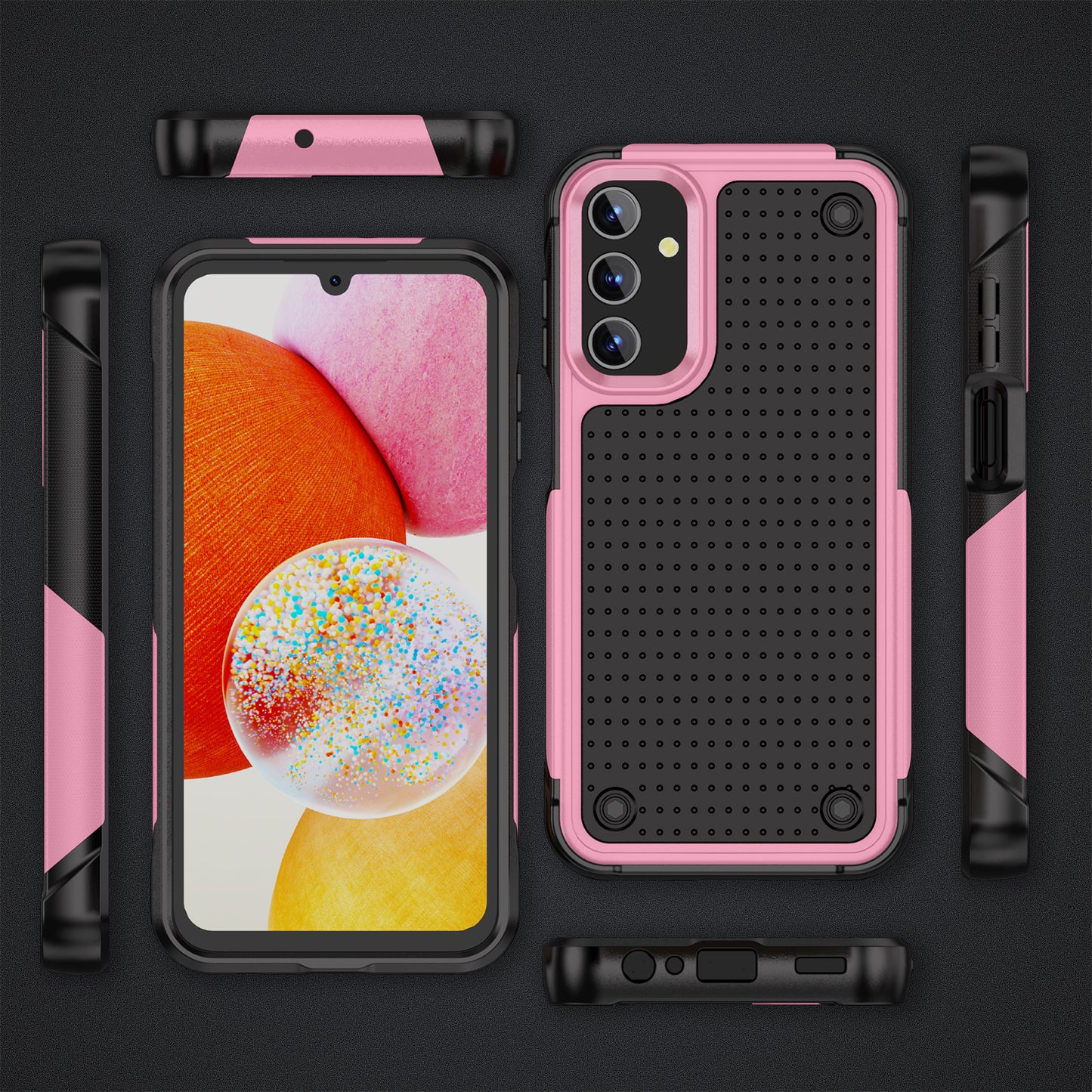 Elegance Mesh Galaxy A15 Case Combo 2 In 1