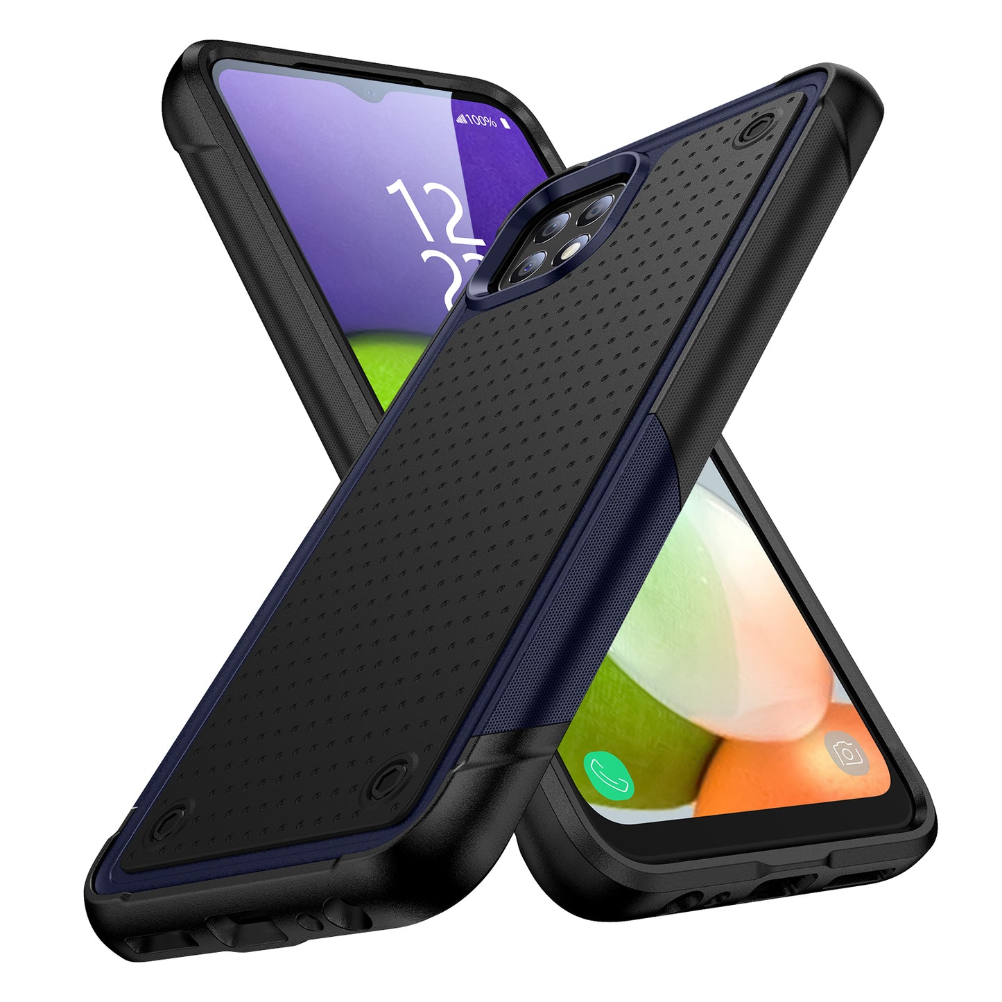 Elegance Mesh Galaxy A22 Case Combo 2 In 1