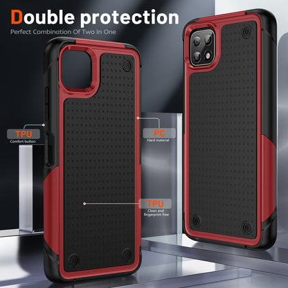 Elegance Mesh Galaxy A22 Case Combo 2 In 1