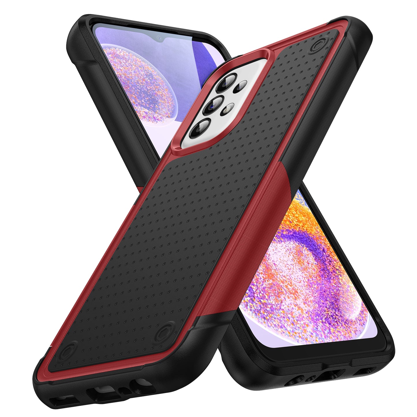 Elegance Mesh Galaxy A23 Case Combo 2 In 1