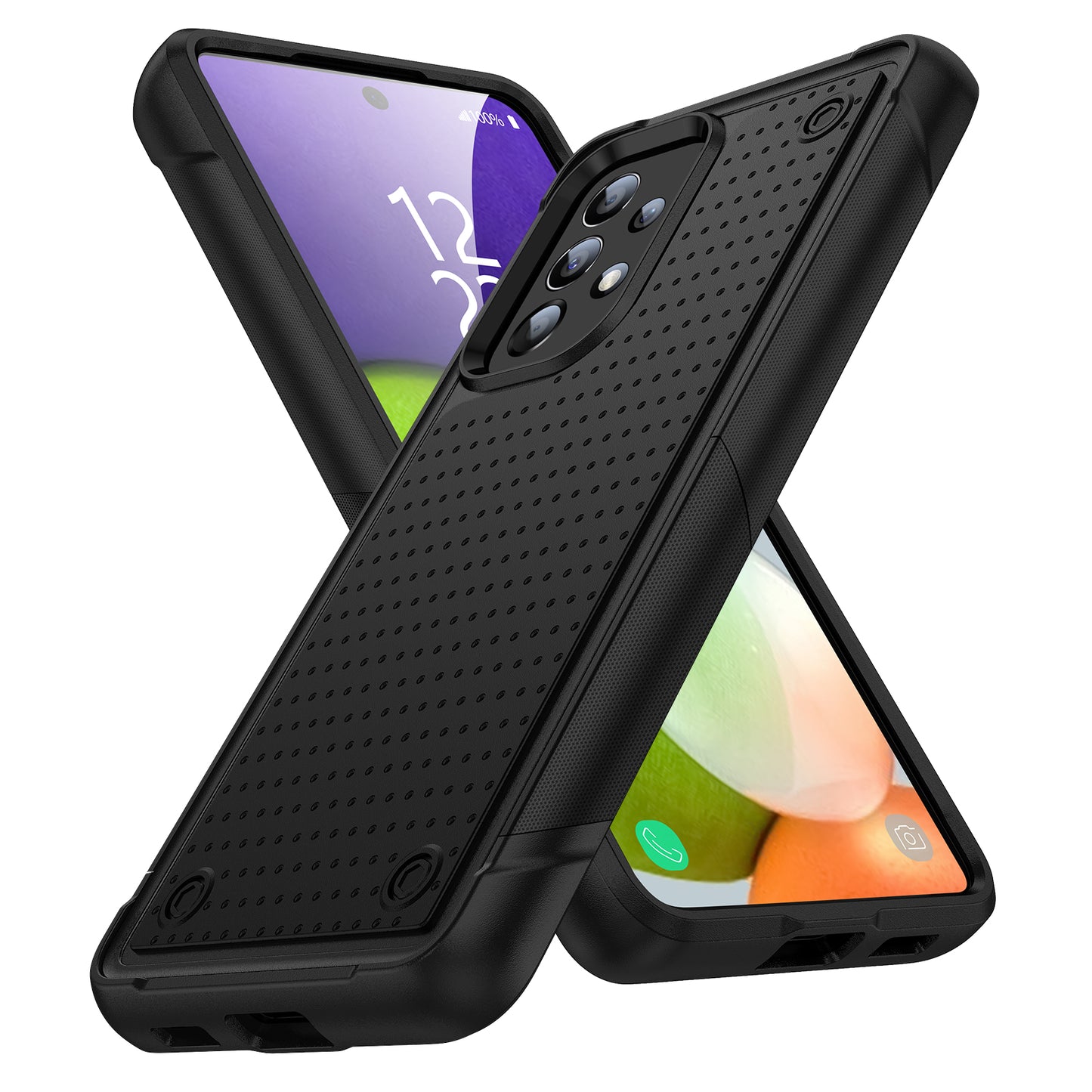 Elegance Mesh Galaxy A52 Case Combo 2 In 1