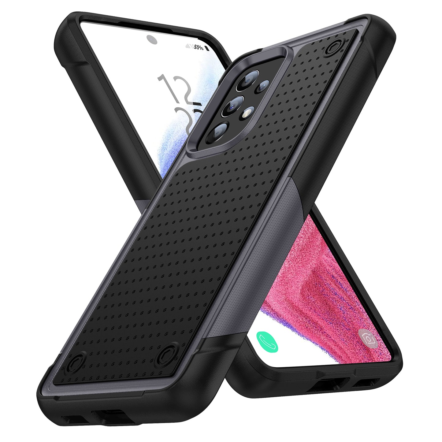 Elegance Mesh Galaxy A33 Case Combo 2 In 1